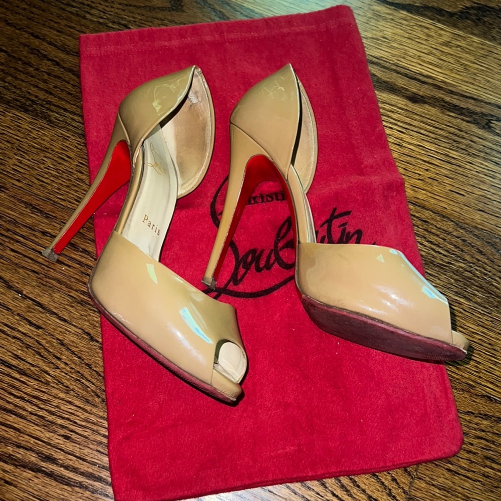 Christian Louboutin dorsay heels sandals
